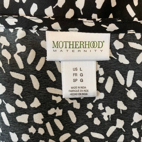 Motherhood Maternity Spotted Pattern Gradient Dress - Picture 8 of 11